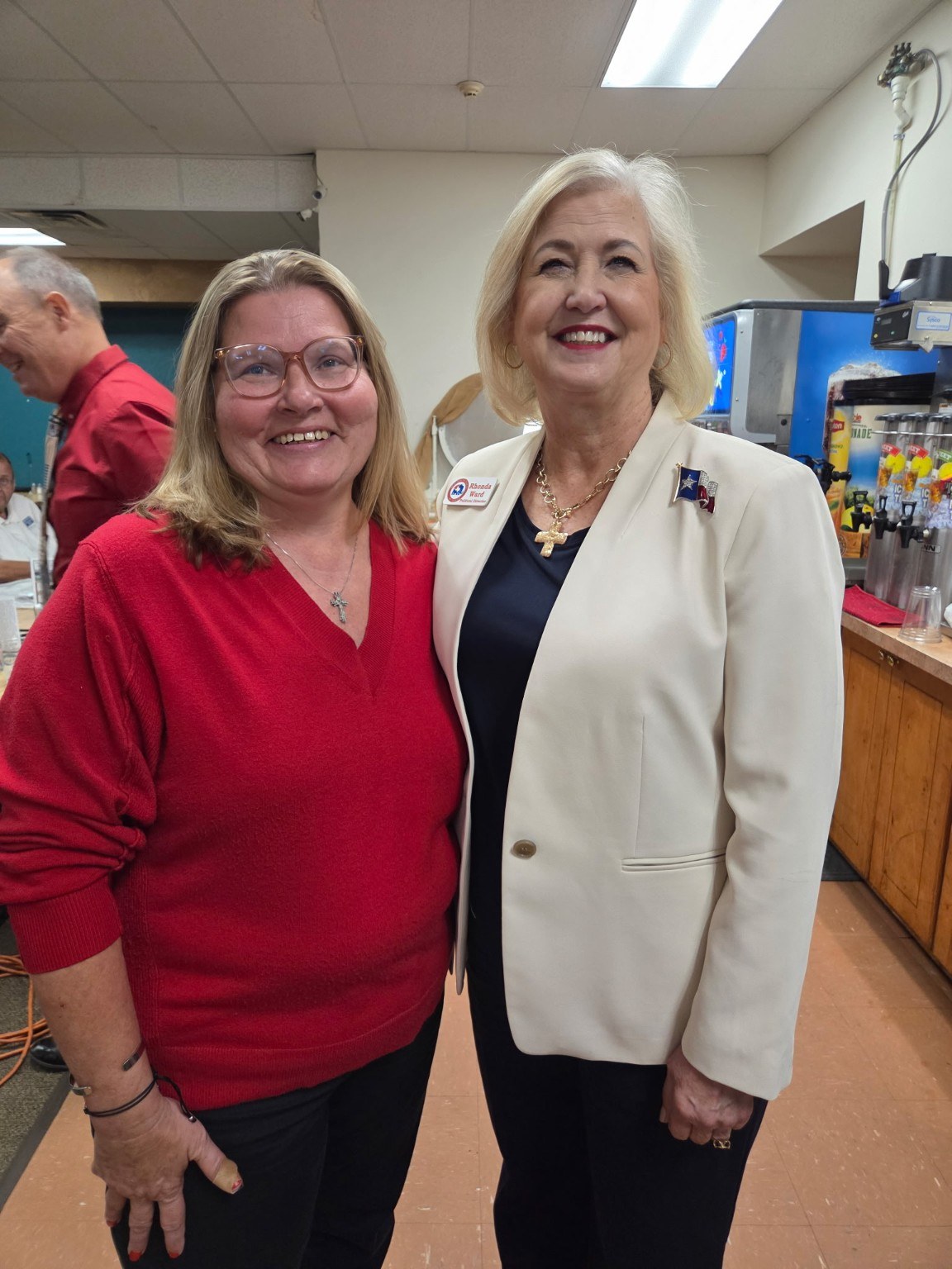 Margie West with Rhonda Ward